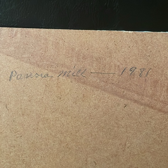 Vintage “Panora Mill” Oil on Board 1981 - Picture 10 of 12